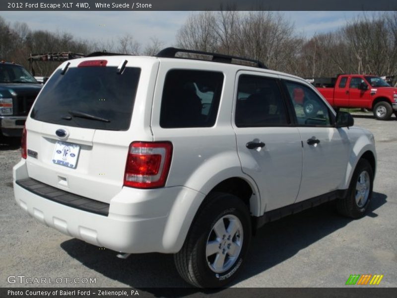 White Suede / Stone 2012 Ford Escape XLT 4WD