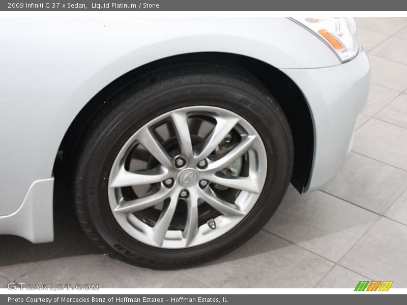 Liquid Platinum / Stone 2009 Infiniti G 37 x Sedan