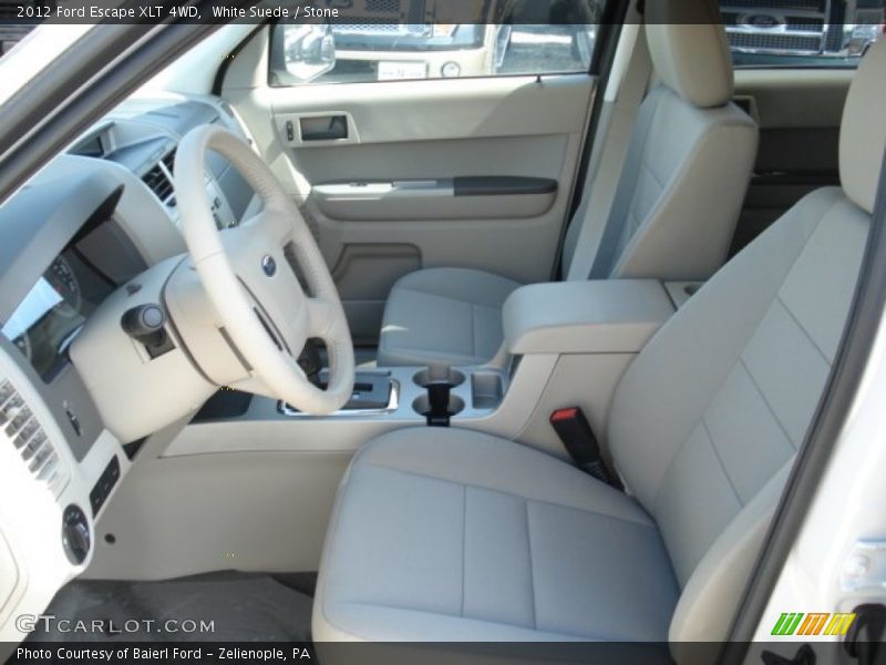 White Suede / Stone 2012 Ford Escape XLT 4WD