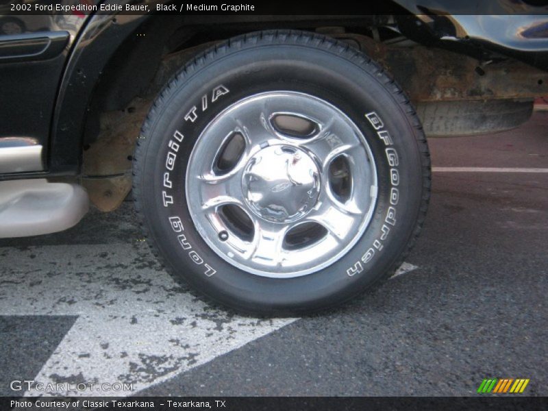 Black / Medium Graphite 2002 Ford Expedition Eddie Bauer