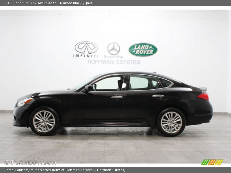 Malbec Black / Java 2012 Infiniti M 37x AWD Sedan