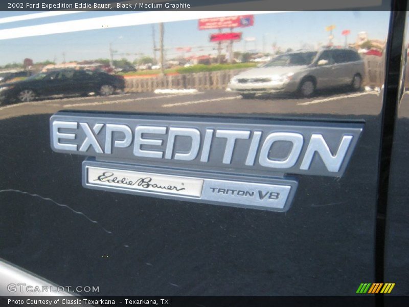 Black / Medium Graphite 2002 Ford Expedition Eddie Bauer