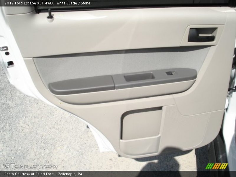 White Suede / Stone 2012 Ford Escape XLT 4WD
