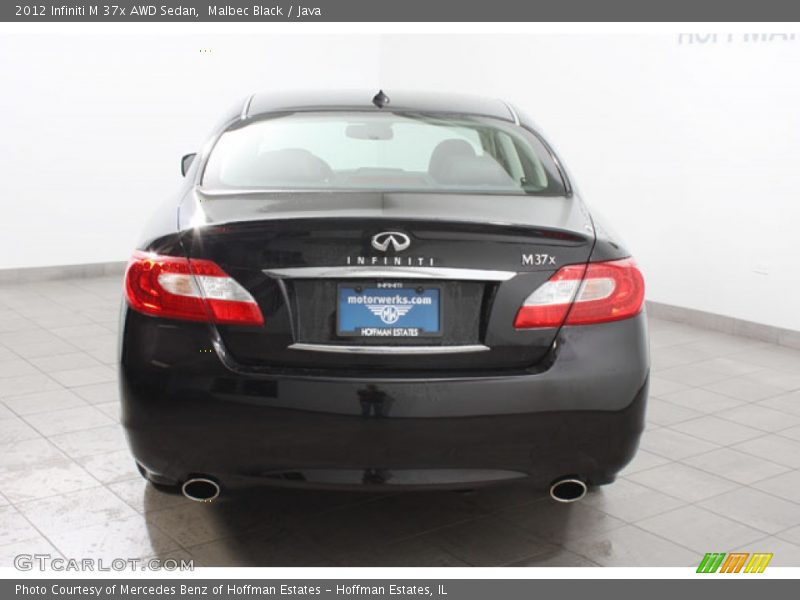 Malbec Black / Java 2012 Infiniti M 37x AWD Sedan