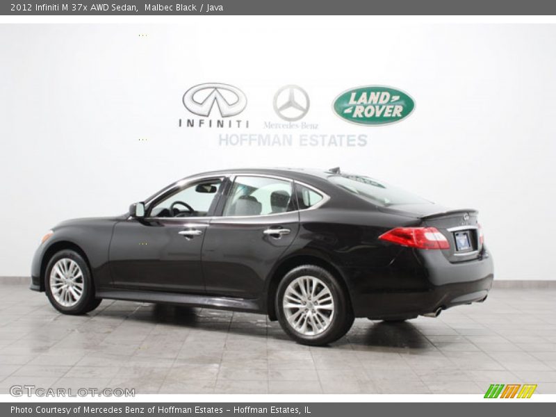 Malbec Black / Java 2012 Infiniti M 37x AWD Sedan