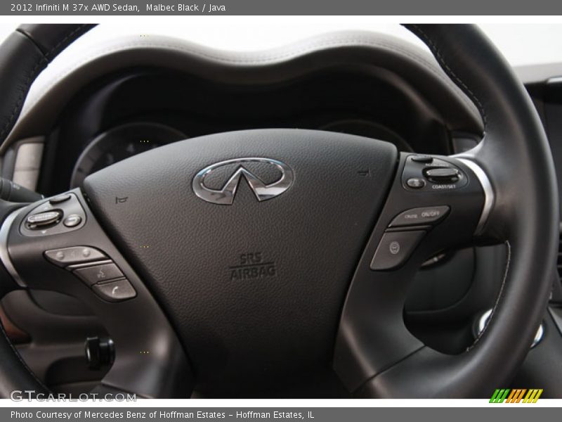 Malbec Black / Java 2012 Infiniti M 37x AWD Sedan