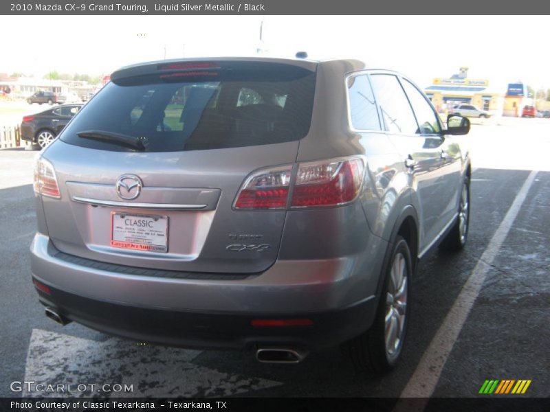 Liquid Silver Metallic / Black 2010 Mazda CX-9 Grand Touring