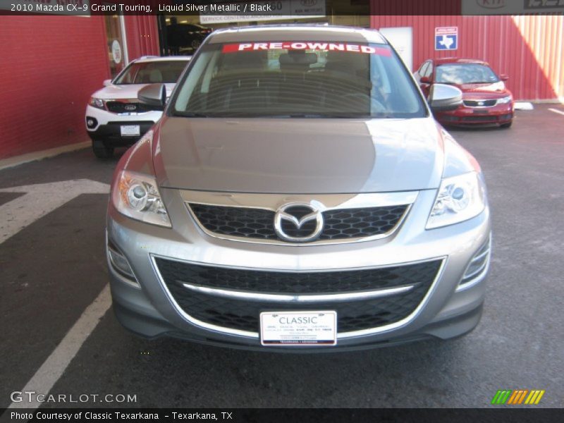 Liquid Silver Metallic / Black 2010 Mazda CX-9 Grand Touring