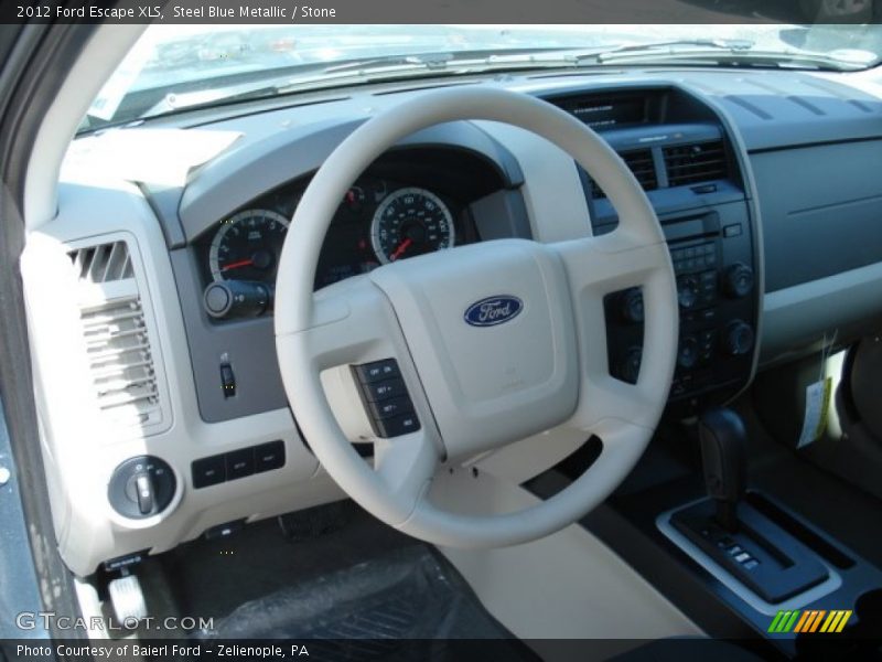 Steel Blue Metallic / Stone 2012 Ford Escape XLS
