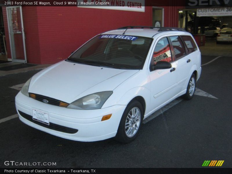 Cloud 9 White / Medium Graphite 2003 Ford Focus SE Wagon