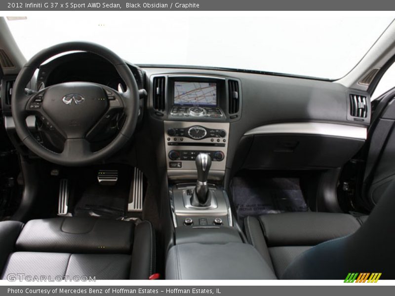 Dashboard of 2012 G 37 x S Sport AWD Sedan