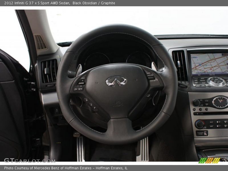 Black Obsidian / Graphite 2012 Infiniti G 37 x S Sport AWD Sedan
