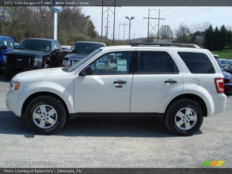 White Suede / Stone 2012 Ford Escape XLT 4WD