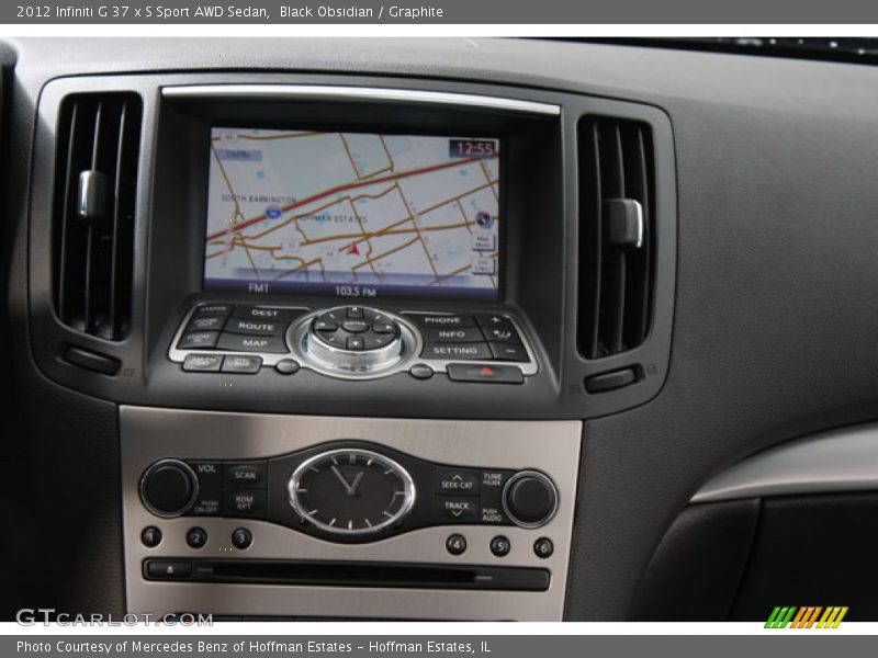 Black Obsidian / Graphite 2012 Infiniti G 37 x S Sport AWD Sedan