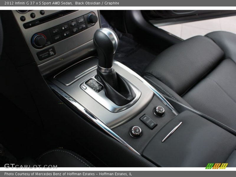  2012 G 37 x S Sport AWD Sedan 7 Speed Automatic Shifter