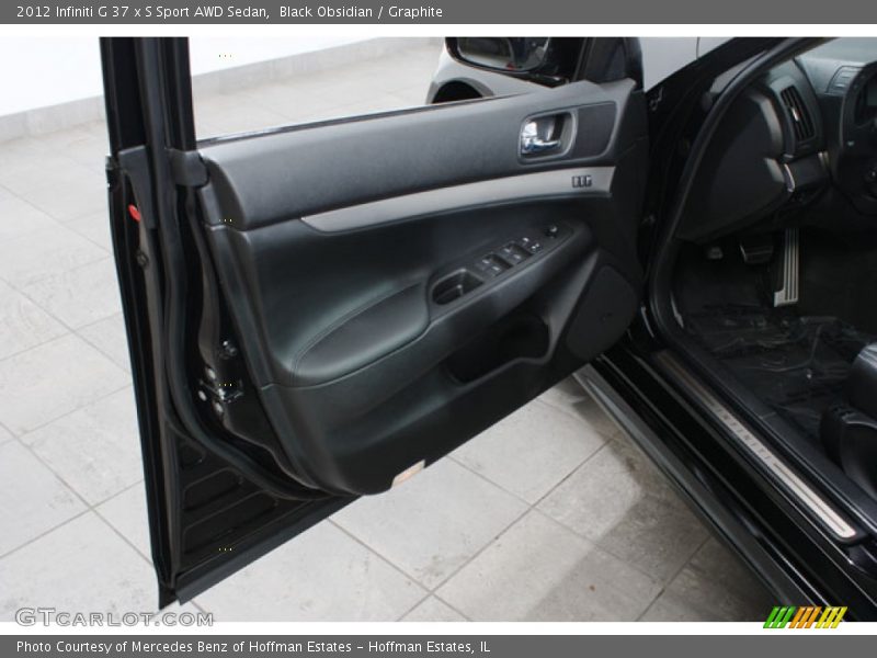 Black Obsidian / Graphite 2012 Infiniti G 37 x S Sport AWD Sedan