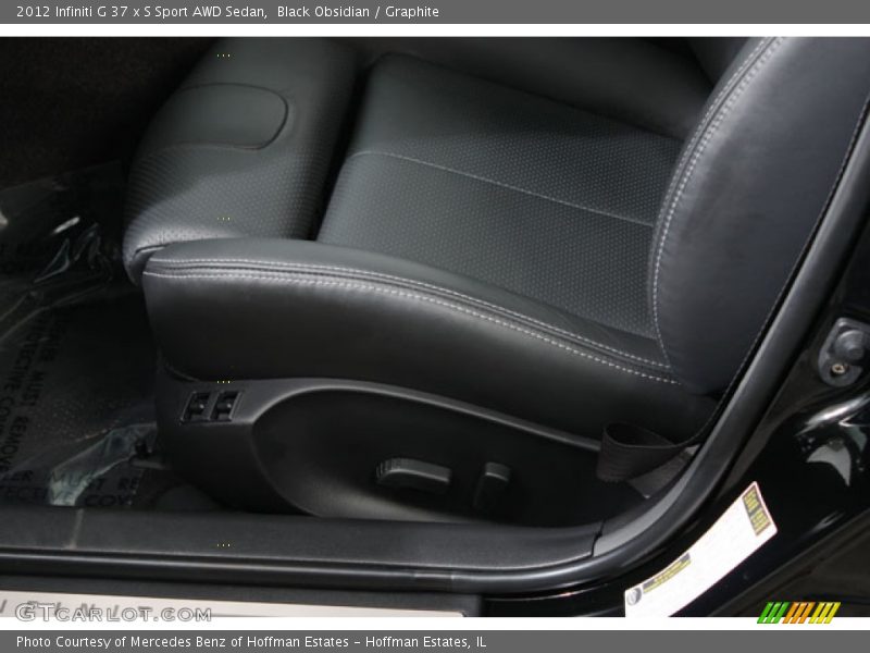 Black Obsidian / Graphite 2012 Infiniti G 37 x S Sport AWD Sedan