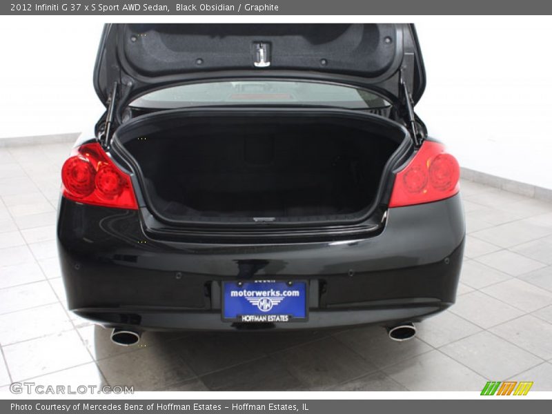 Black Obsidian / Graphite 2012 Infiniti G 37 x S Sport AWD Sedan