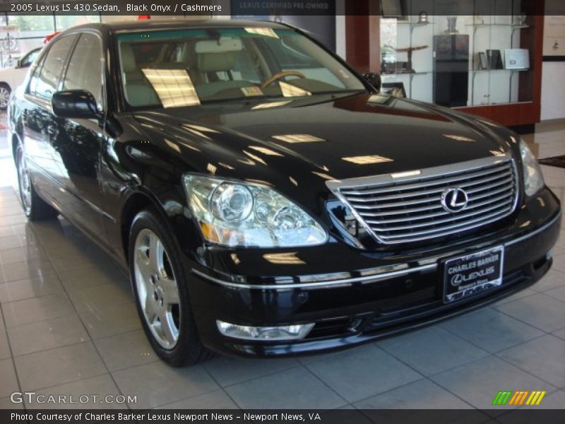 Black Onyx / Cashmere 2005 Lexus LS 430 Sedan