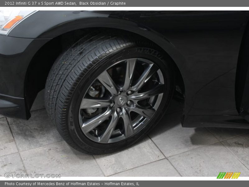 Black Obsidian / Graphite 2012 Infiniti G 37 x S Sport AWD Sedan