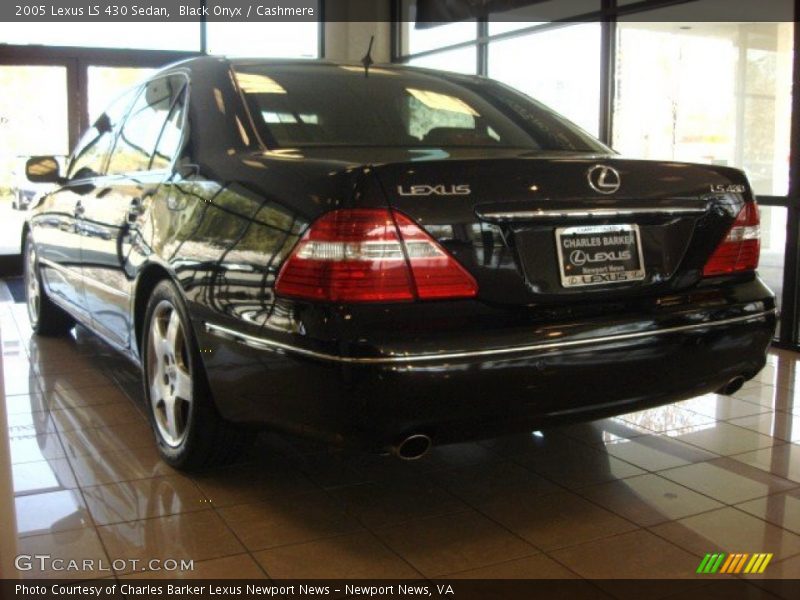Black Onyx / Cashmere 2005 Lexus LS 430 Sedan