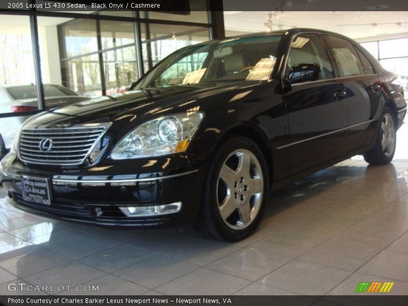 Black Onyx / Cashmere 2005 Lexus LS 430 Sedan