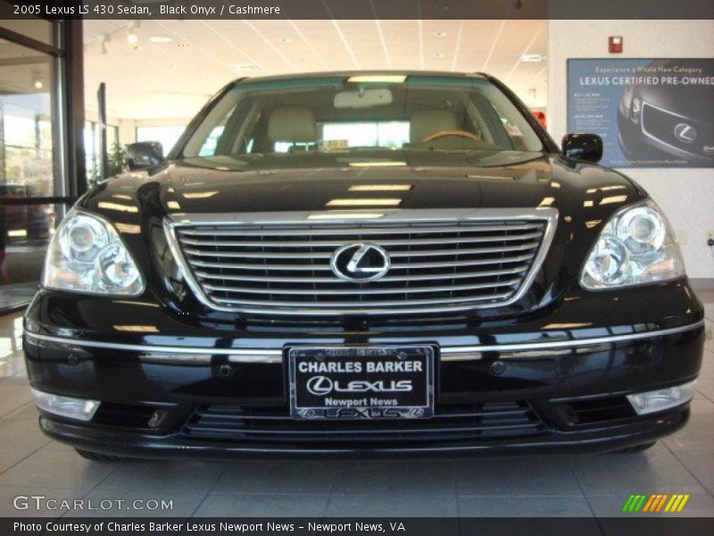 Black Onyx / Cashmere 2005 Lexus LS 430 Sedan