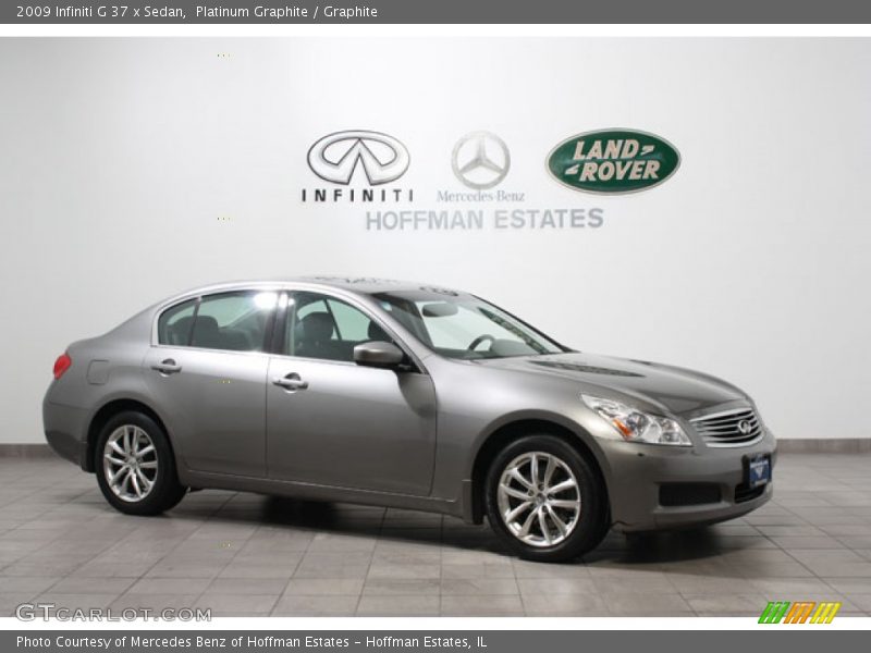 Platinum Graphite / Graphite 2009 Infiniti G 37 x Sedan