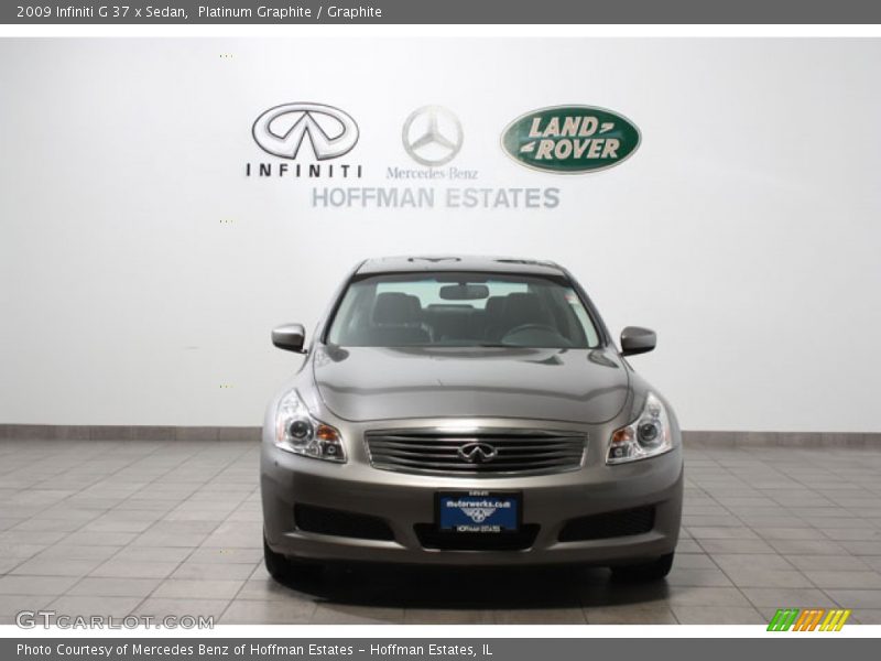 Platinum Graphite / Graphite 2009 Infiniti G 37 x Sedan