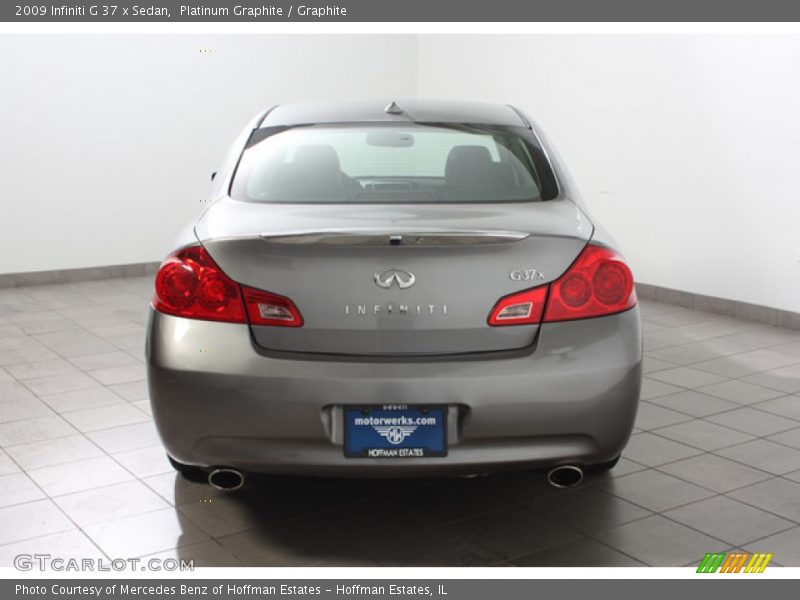 Platinum Graphite / Graphite 2009 Infiniti G 37 x Sedan