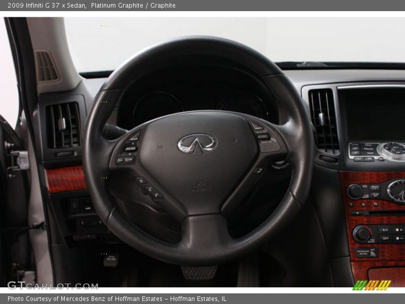 Platinum Graphite / Graphite 2009 Infiniti G 37 x Sedan