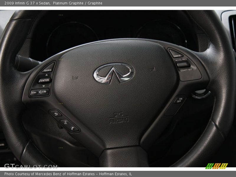 Platinum Graphite / Graphite 2009 Infiniti G 37 x Sedan