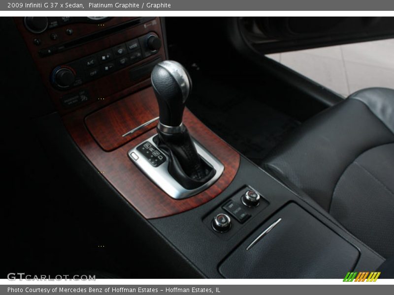 Platinum Graphite / Graphite 2009 Infiniti G 37 x Sedan
