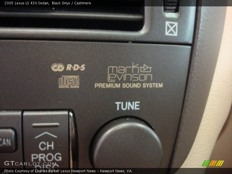Black Onyx / Cashmere 2005 Lexus LS 430 Sedan