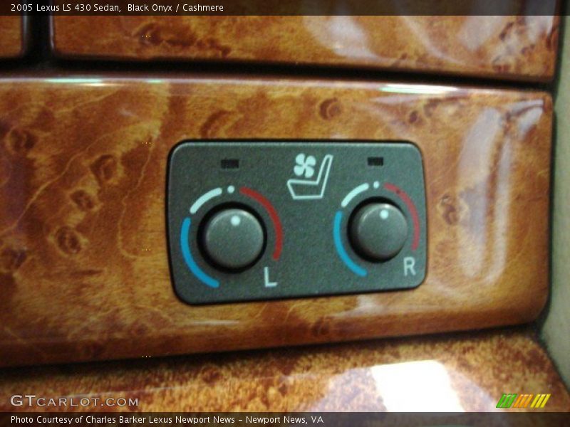 Black Onyx / Cashmere 2005 Lexus LS 430 Sedan