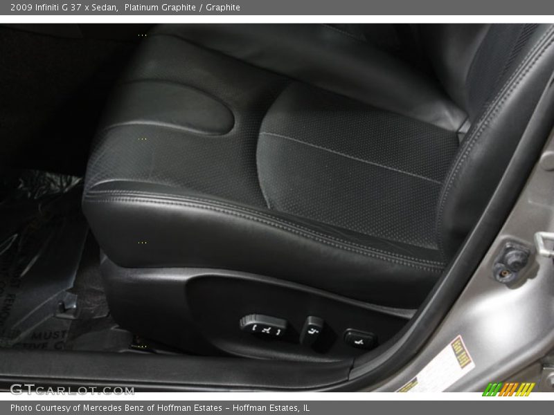 Platinum Graphite / Graphite 2009 Infiniti G 37 x Sedan