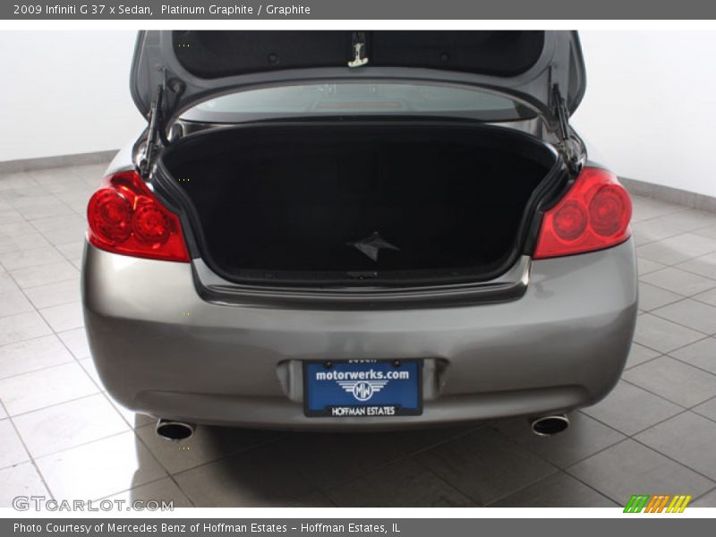 Platinum Graphite / Graphite 2009 Infiniti G 37 x Sedan