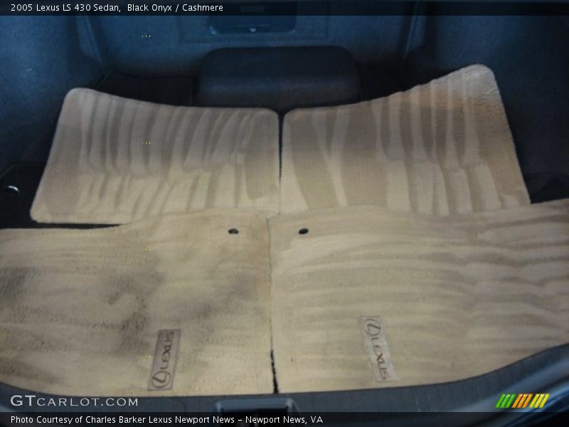 Black Onyx / Cashmere 2005 Lexus LS 430 Sedan