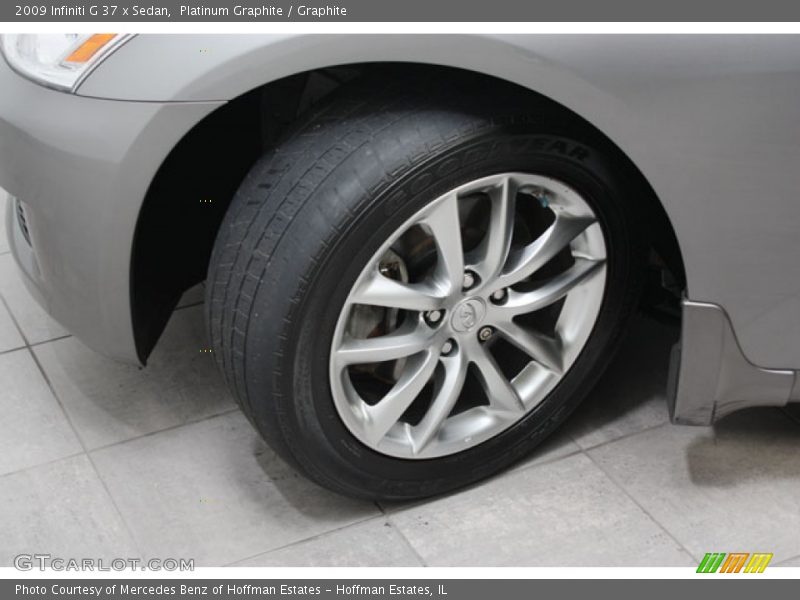 Platinum Graphite / Graphite 2009 Infiniti G 37 x Sedan