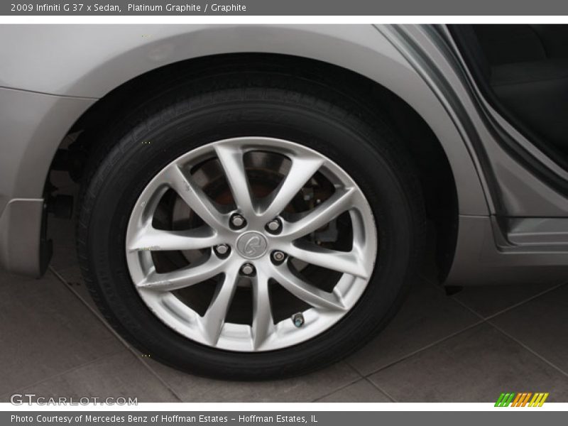 Platinum Graphite / Graphite 2009 Infiniti G 37 x Sedan