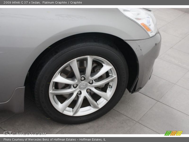 Platinum Graphite / Graphite 2009 Infiniti G 37 x Sedan