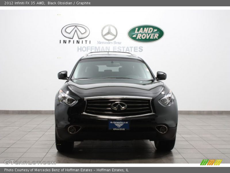 Black Obsidian / Graphite 2012 Infiniti FX 35 AWD