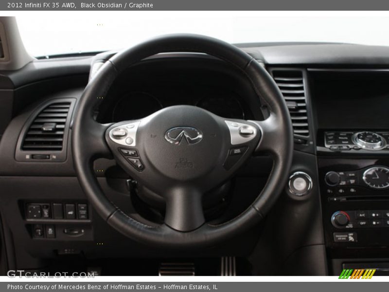 Black Obsidian / Graphite 2012 Infiniti FX 35 AWD