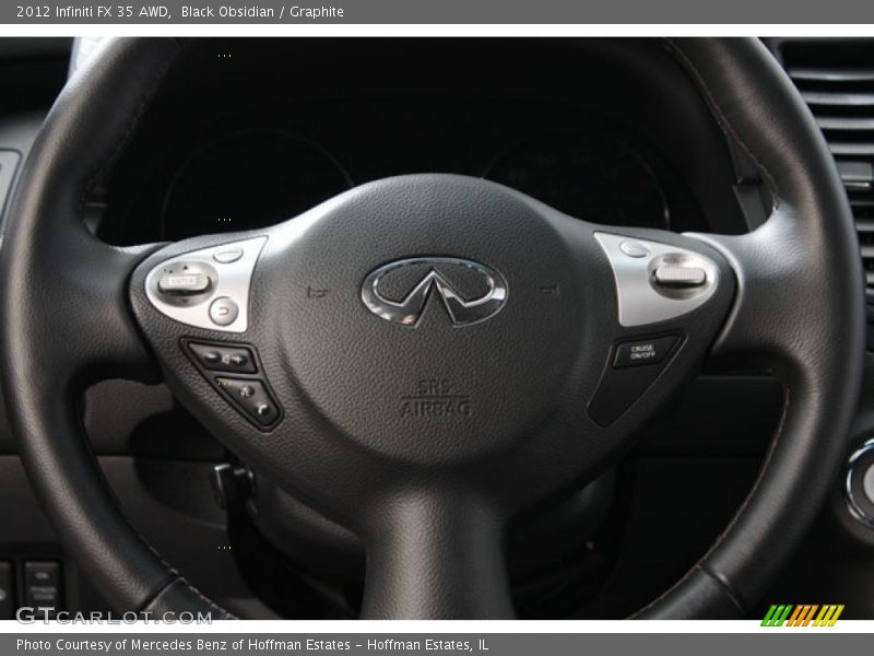 Black Obsidian / Graphite 2012 Infiniti FX 35 AWD