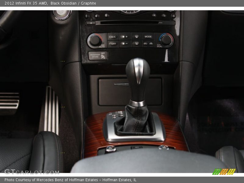 Black Obsidian / Graphite 2012 Infiniti FX 35 AWD