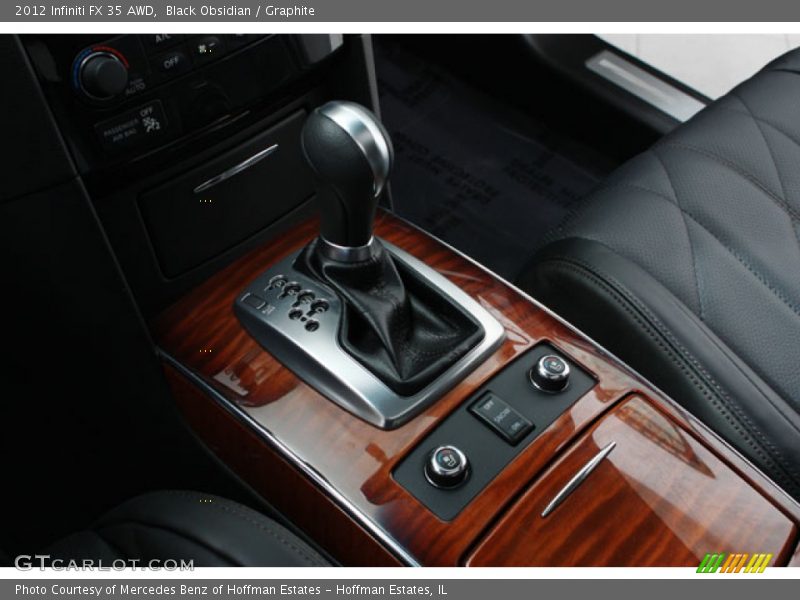 Black Obsidian / Graphite 2012 Infiniti FX 35 AWD