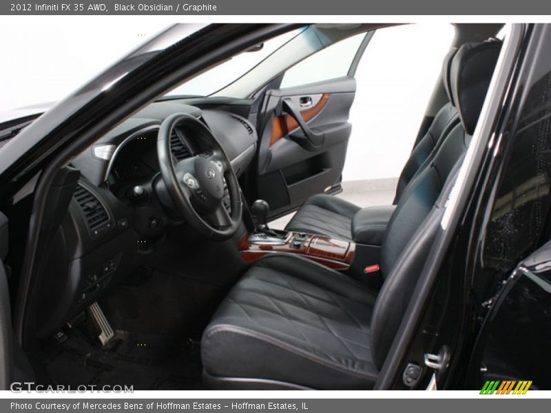 Black Obsidian / Graphite 2012 Infiniti FX 35 AWD