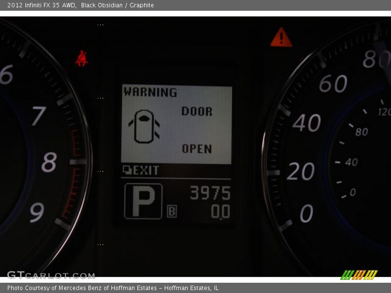 Black Obsidian / Graphite 2012 Infiniti FX 35 AWD