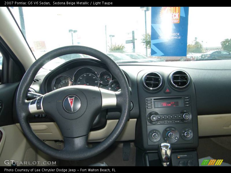 Sedona Beige Metallic / Light Taupe 2007 Pontiac G6 V6 Sedan