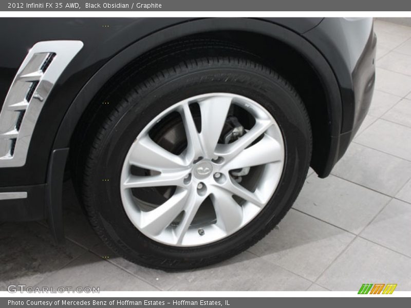 Black Obsidian / Graphite 2012 Infiniti FX 35 AWD
